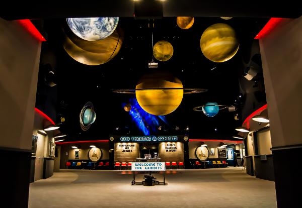 Reception Hall with planets overhead
